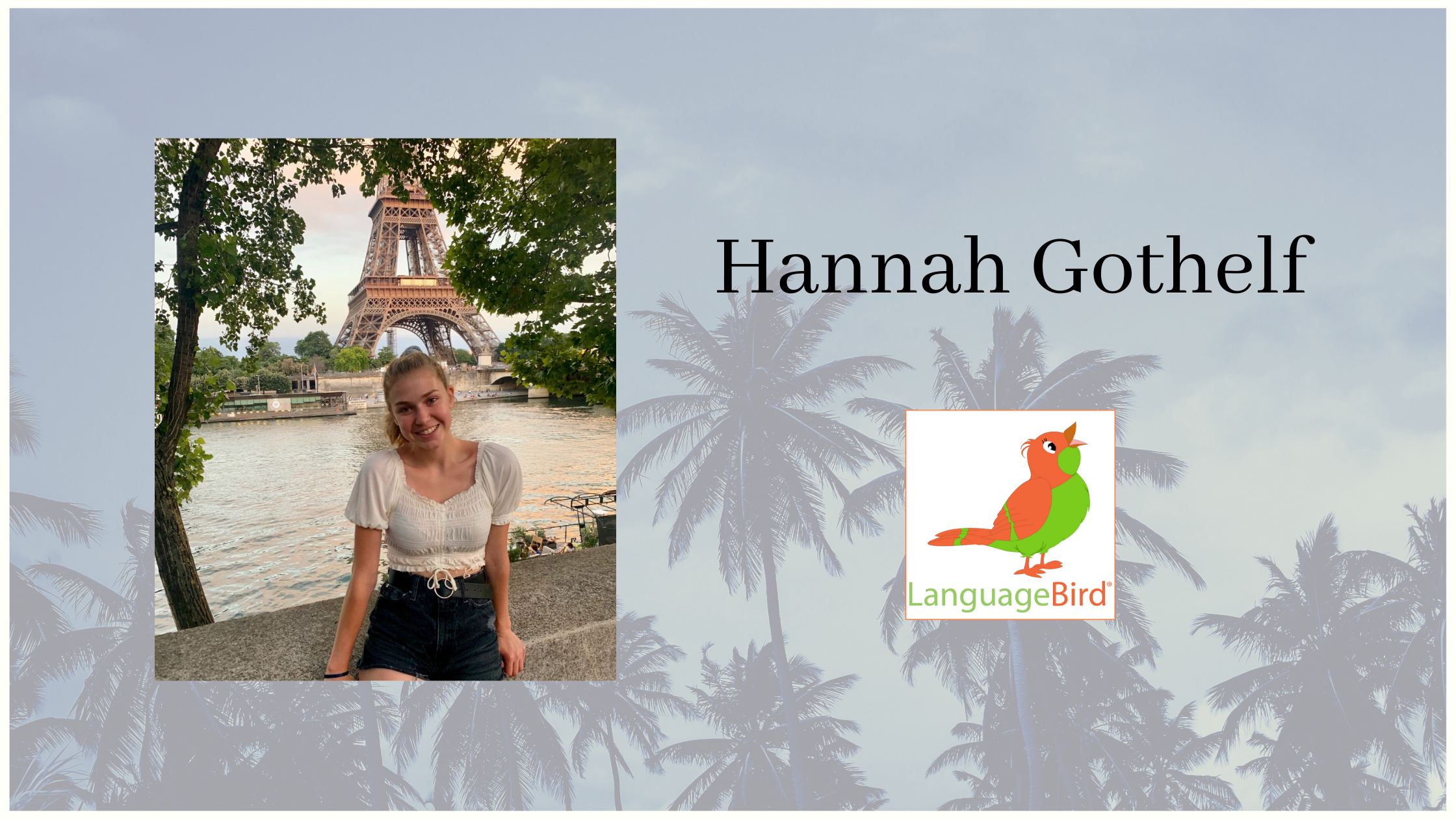LanguageBird Student Testimonial languagebird student testimonial