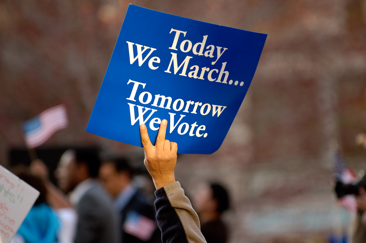 These Summer Camps For Teens Teach Social Activism Placard for teen activists that says today we march; tomorrow we vote.