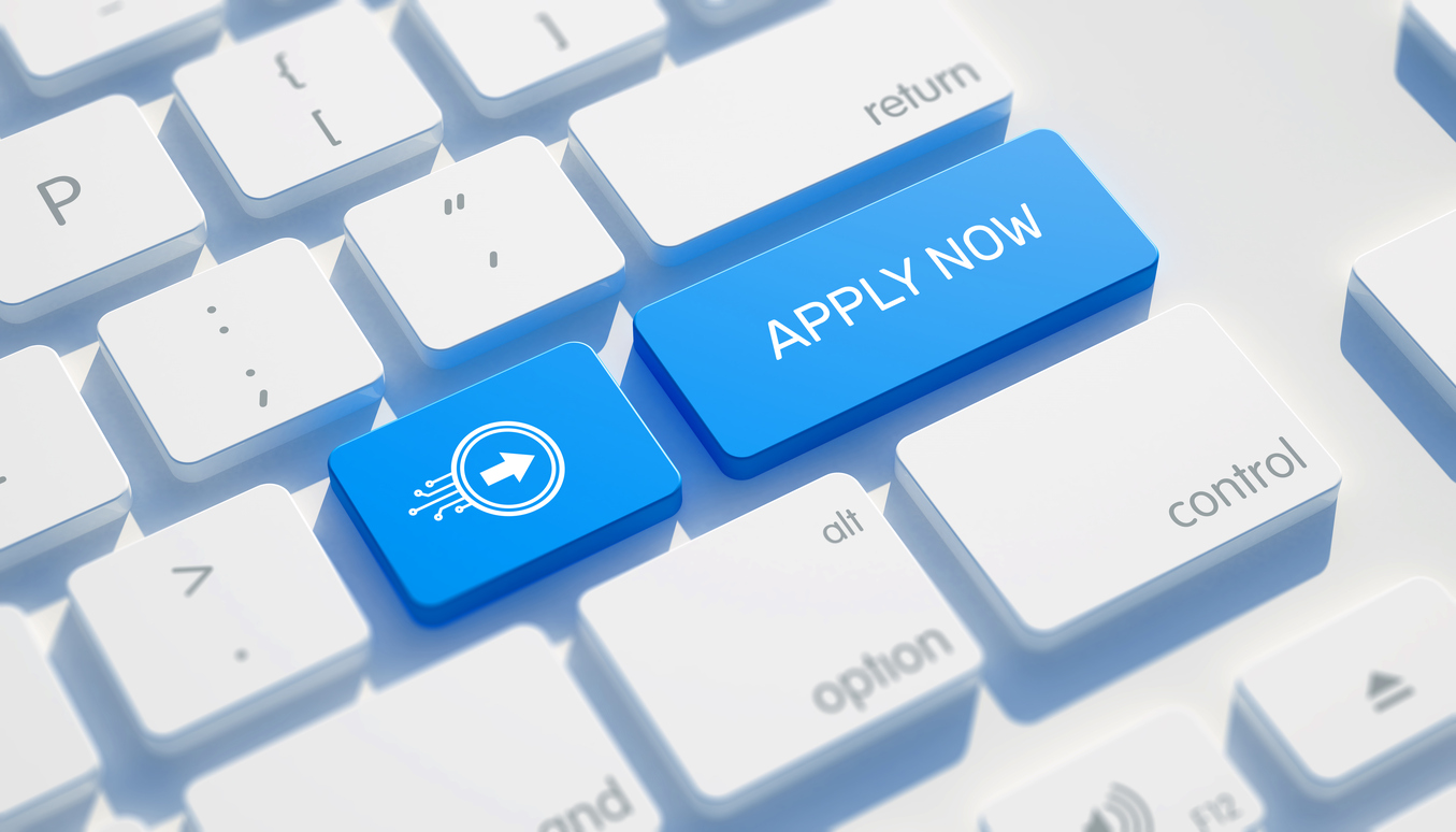 Check out These Changes to the College Apps Computer keyboard with Apply Now button