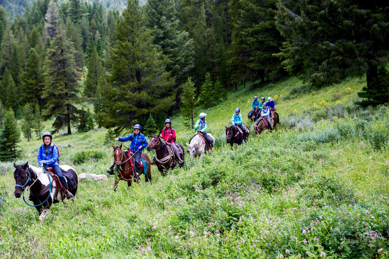 Summer Program Alpengirl Adventure Wyoming Horseback Riding